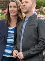 Blue Bloods Donnie Wahlberg Black Leather Jacket