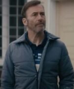 Bob Odenkirk Nobody Hutch Mansell Polyester Blue Jacket
