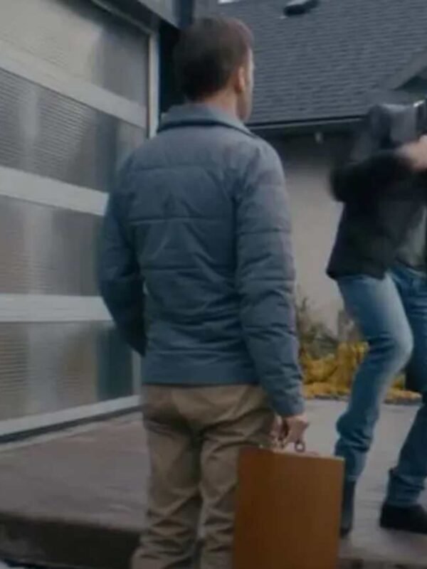 Bob Odenkirk Nobody Hutch Mansell Polyester Blue Jacket)