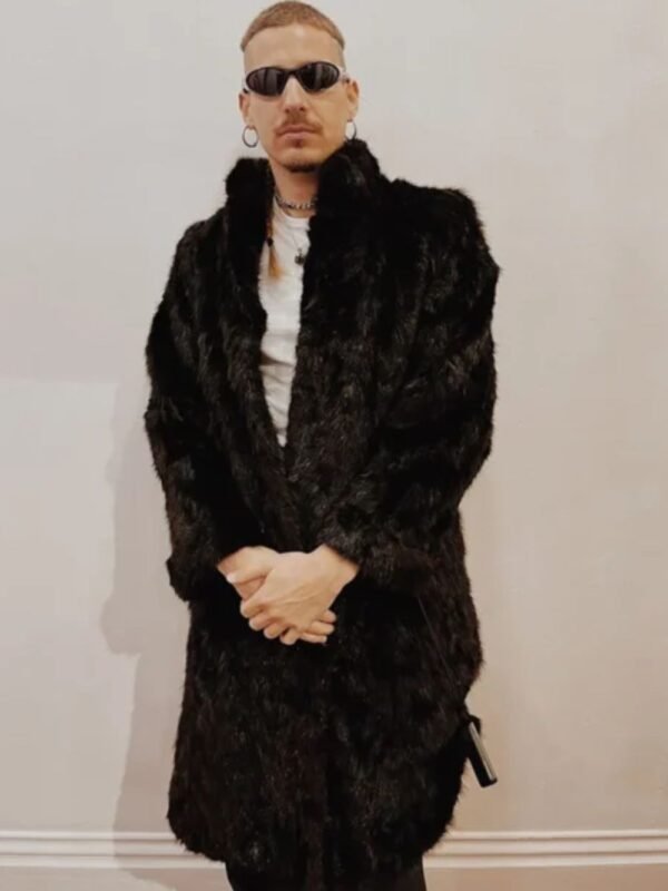 Bodhi Vintage Mink Fur Black Coat