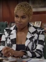 Bold and the Beautiful Paris Buckingham Checkered Jacket