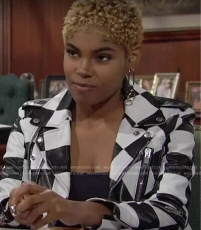 Bold and the Beautiful Paris Buckingham Checkered Jacket