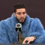 Boston Celtics Jayson Tatum Genuine Fur Jacket