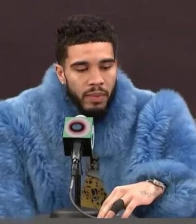 Boston Celtics Jayson Tatum Genuine Fur Jacket