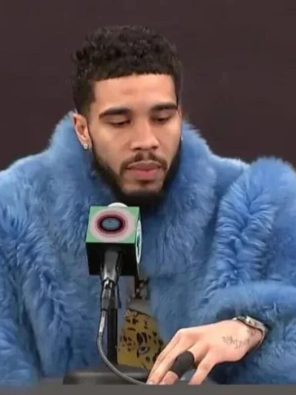 Boston Celtics Jayson Tatum Genuine Fur Jacket