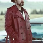 Brad Mann Fargo Gale Kitchen Maroon Trench Coat
