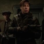 Brad Pitt Allied Black Bomber Leather Jacket