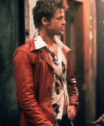 Brad Pitt Fight Club Tyler Durden Maroon Jacket