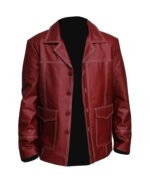 Brad Pitt Fight Club Tyler Durden Maroon Jacket