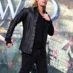 Brad Pitt World War Z Leather Black Jacket