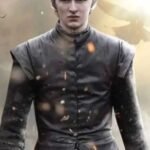 Bran Stark Game Of Thrones Black Leather Vest