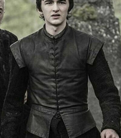 Bran Stark Game Of Thrones Black Leather Vest