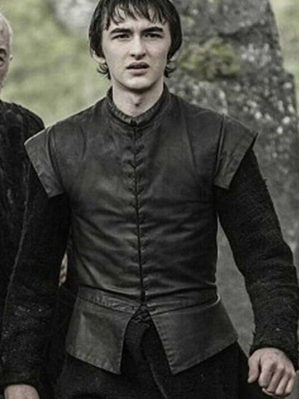 Bran Stark Game Of Thrones Black Leather Vest