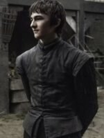 Bran Stark Game Of Thrones Black Leather Vest