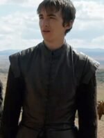Bran Stark Game Of Thrones Black Leather Vest
