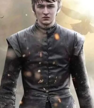 Bran Stark Game Of Thrones Black Leather Vest