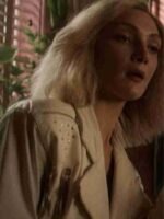 Brand New Cherry Flavor Hannah Levien White Biker Leather Jacket