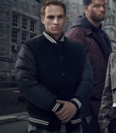 Brayden Weston Power Book II Ghost Black Bomber Jacket