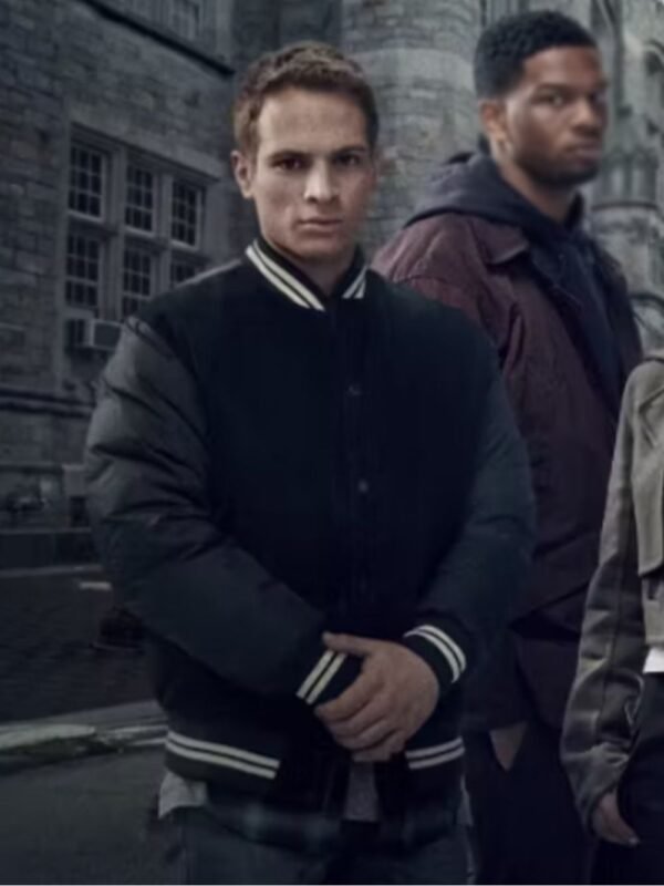 Brayden Weston Power Book II Ghost Black Bomber Jacket