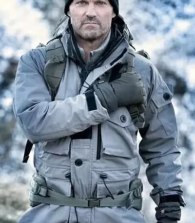 Brian Austin Green Special Forces Worlds Toughest Test Grey Jacket
