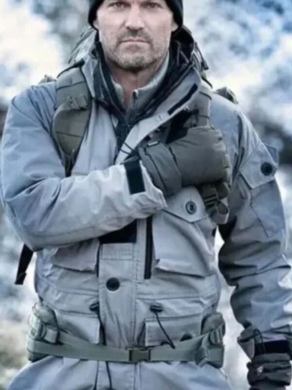 Brian Austin Green Special Forces Worlds Toughest Test Grey Jacket