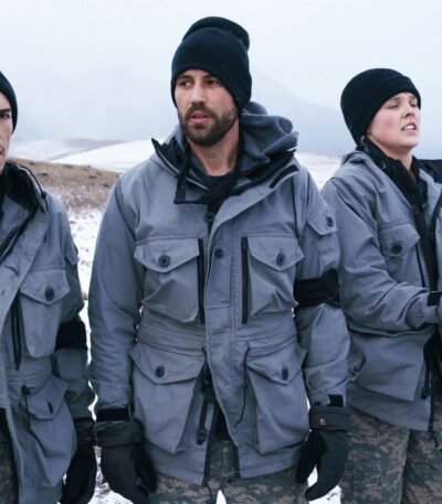 Brian Austin Green Special Forces Worlds Toughest Test Grey Jacket