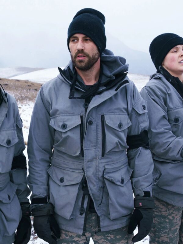 Brian Austin Green Special Forces Worlds Toughest Test Grey Jacket