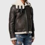 Brittany Faith Connexion Shearling Hooded Jacket