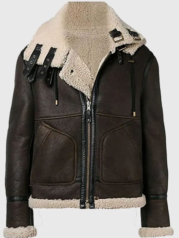 Brittany Faith Connexion Shearling Hooded Jacket