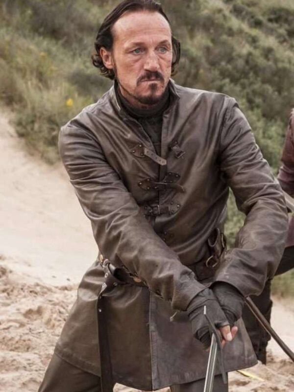 Bronn Game Of Thrones S07 Brown Leather Jacket