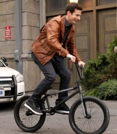 Brooklyn Nine-Nine Jake Peralta Leather Brown Jacket