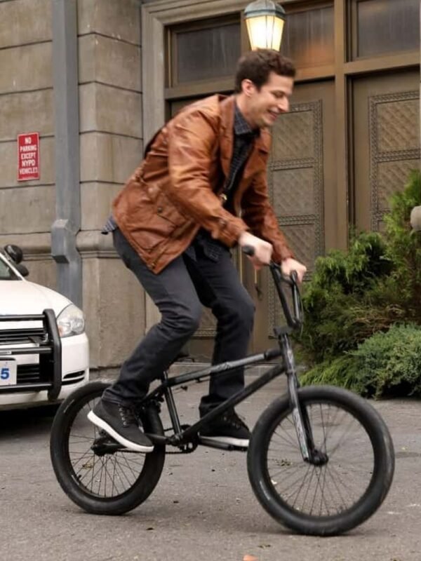 Brooklyn Nine-Nine Jake Peralta Leather Brown Jacket
