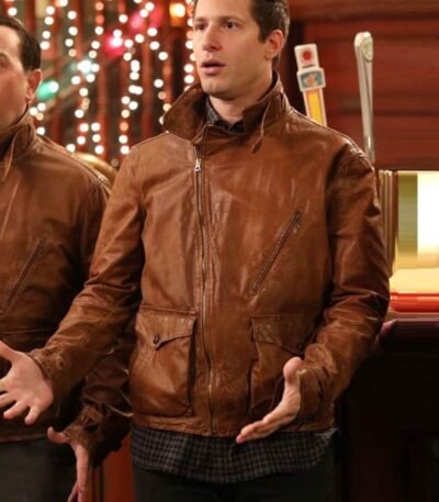Brooklyn Nine-Nine Jake Peralta Leather Brown Jacket
