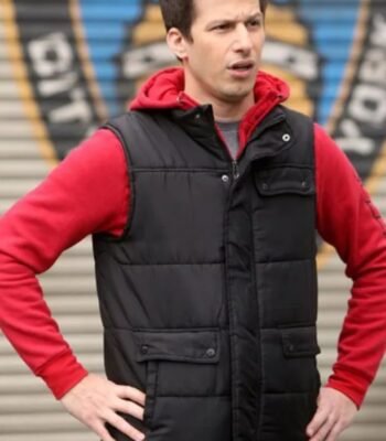 Brooklyn Nine-Nine Jake Peralta Puffer Black Vest