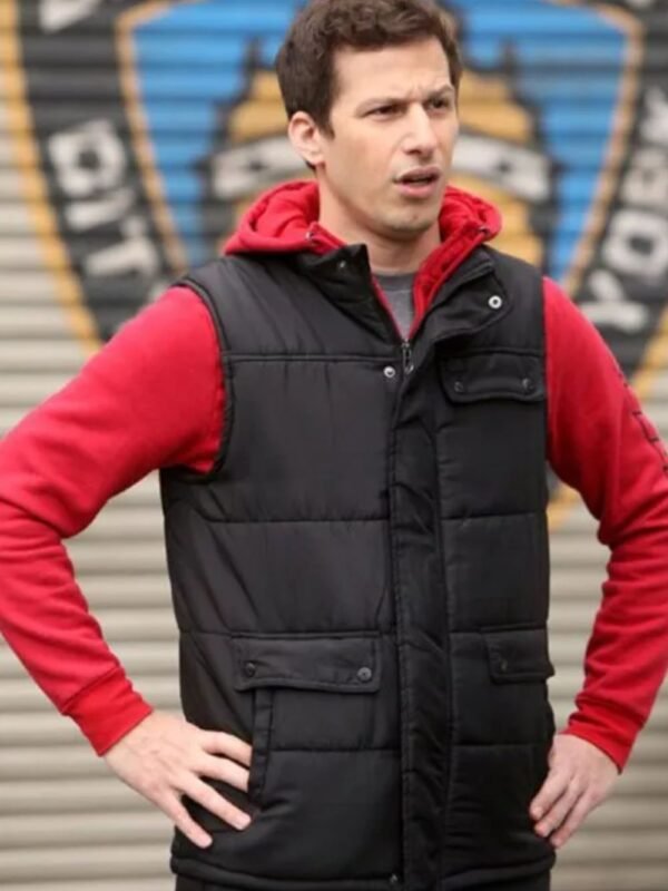 Brooklyn Nine-Nine Jake Peralta Puffer Black Vest