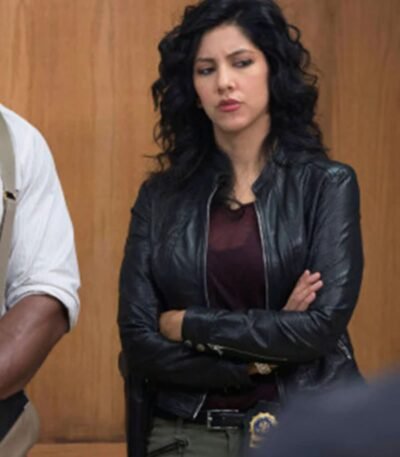 Brooklyn Nine-Nine Rosa Diaz Black Cropped Leather Jacket