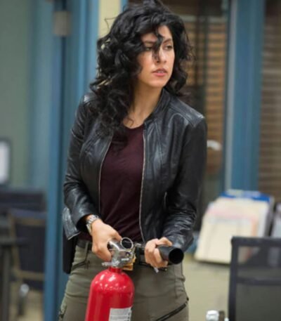 Brooklyn Nine-Nine Rosa Diaz Black Cropped Leather Jacket