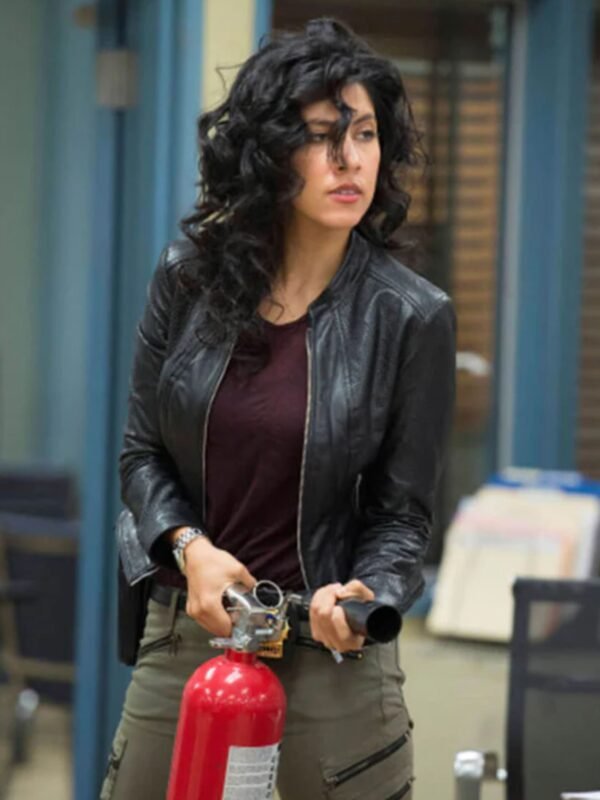 Brooklyn Nine-Nine Rosa Diaz Black Cropped Leather Jacket