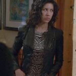 Brooklyn Nine-Nine S01 E01 Rosa Diaz Black Leather Jacket