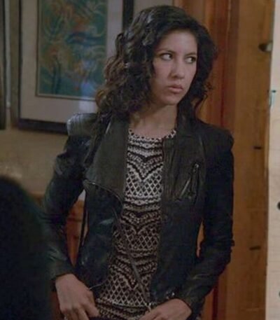 Brooklyn Nine-Nine S01 E01 Rosa Diaz Black Leather Jacket