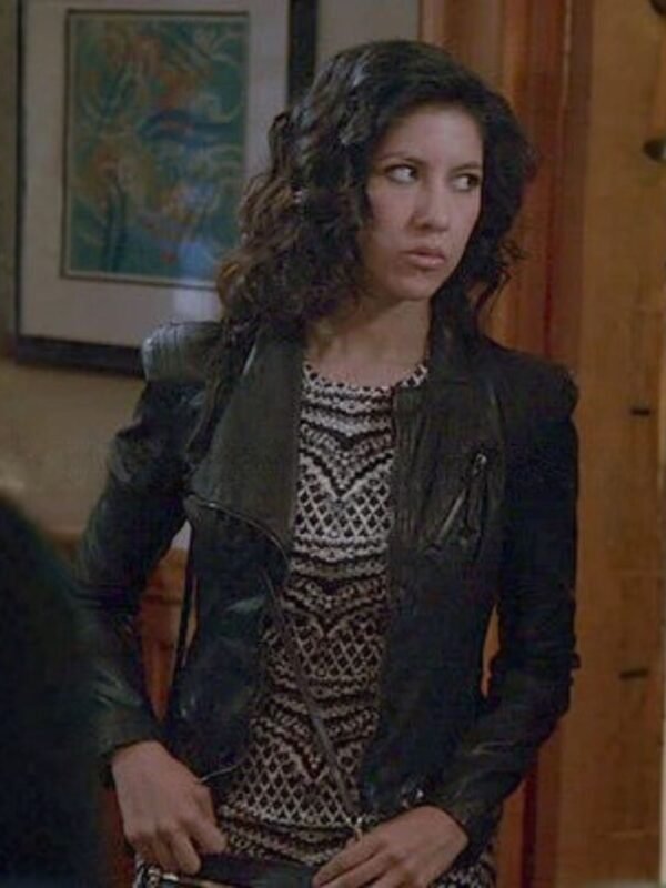 Brooklyn Nine-Nine S01 E01 Rosa Diaz Black Leather Jacket