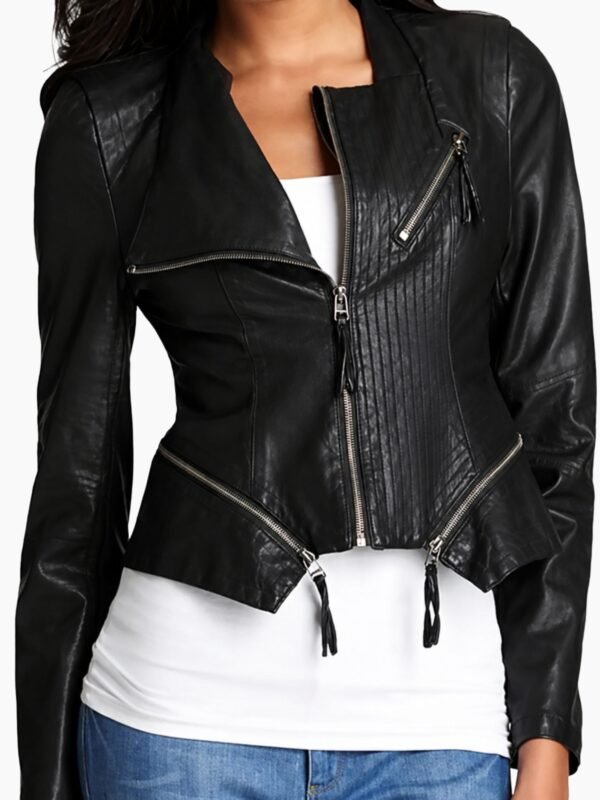 Brooklyn Nine-Nine S01 E01 Rosa Diaz Black Leather Jacket