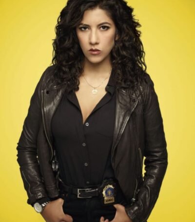 Brooklyn Nine-Nine S07 EP13 Rosa Diaz Black Leather Jacket