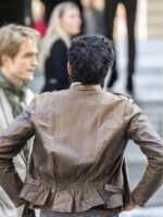 Brown Leather Tenet Ahmad Jacket