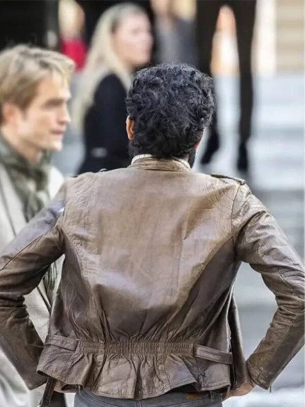 Brown Leather Tenet Ahmad Jacket