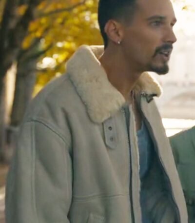 Bruce Berlin 2023 Series White Leather Jacket