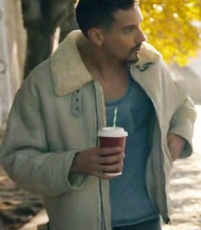 Bruce Berlin 2023 Series White Leather Jacket