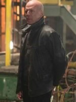 Bruce Willis Looper Old Joe Black Leather Jacket