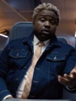 Bullet Train Lemon Denim Trucker Jacket