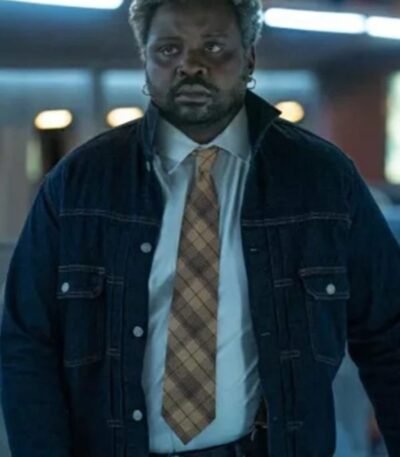 Bullet Train Lemon Denim Trucker Jacket